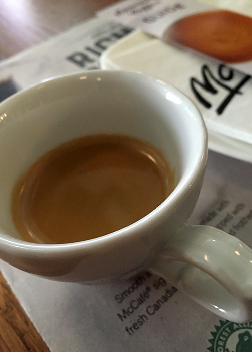 Learning about McCafe Espresso Blends...ANewWaytoCafe Curtains are Open